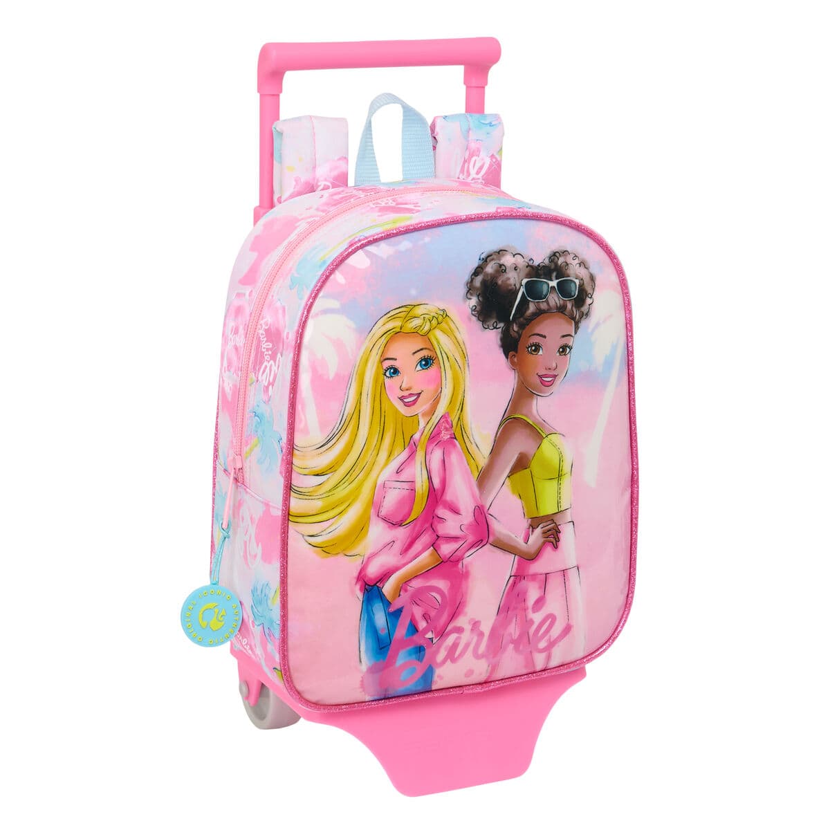 Trolley per la Scuola Barbie Painterly Rosa Blu cielo 22 x 27 x 10 cm