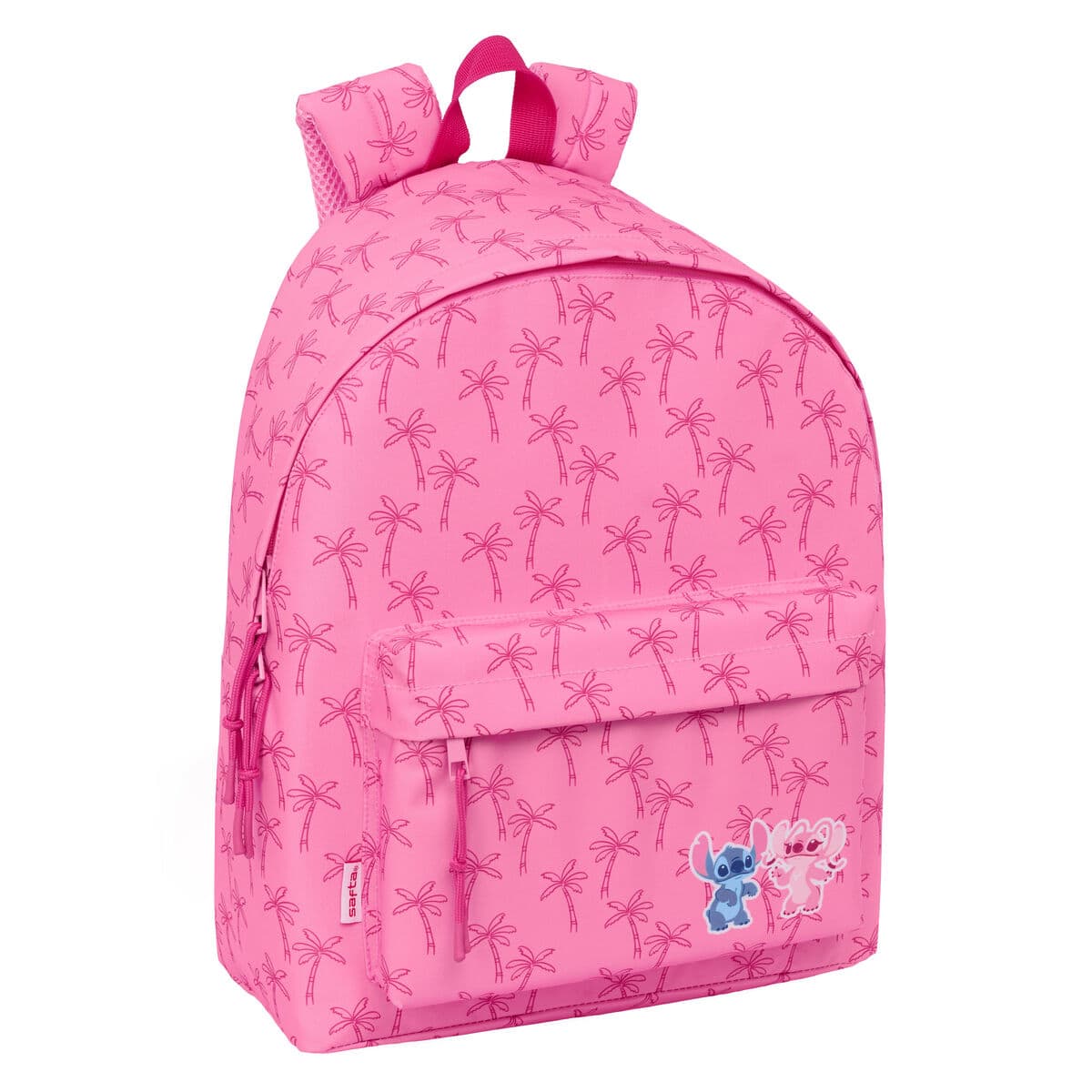 Zaino Scuola Lilo & Stitch Chill Rosa Menta 33 x 42 x 15 cm