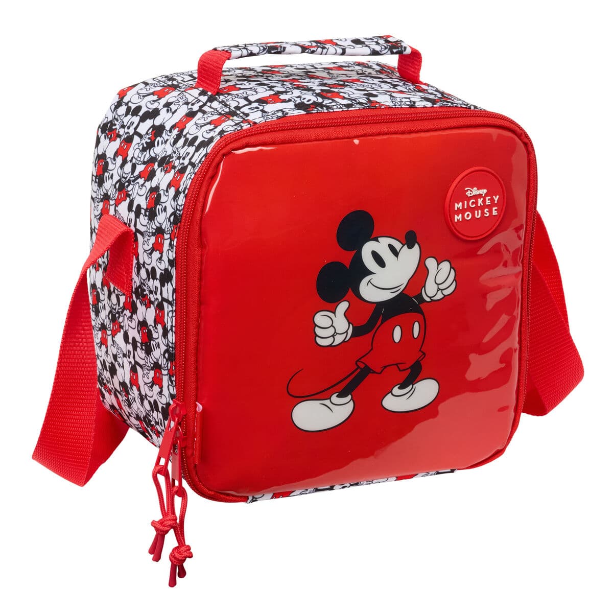 Portamerenda Termico Mickey Mouse Clubhouse Bianco Rosso 20 x 20 x 15 cm