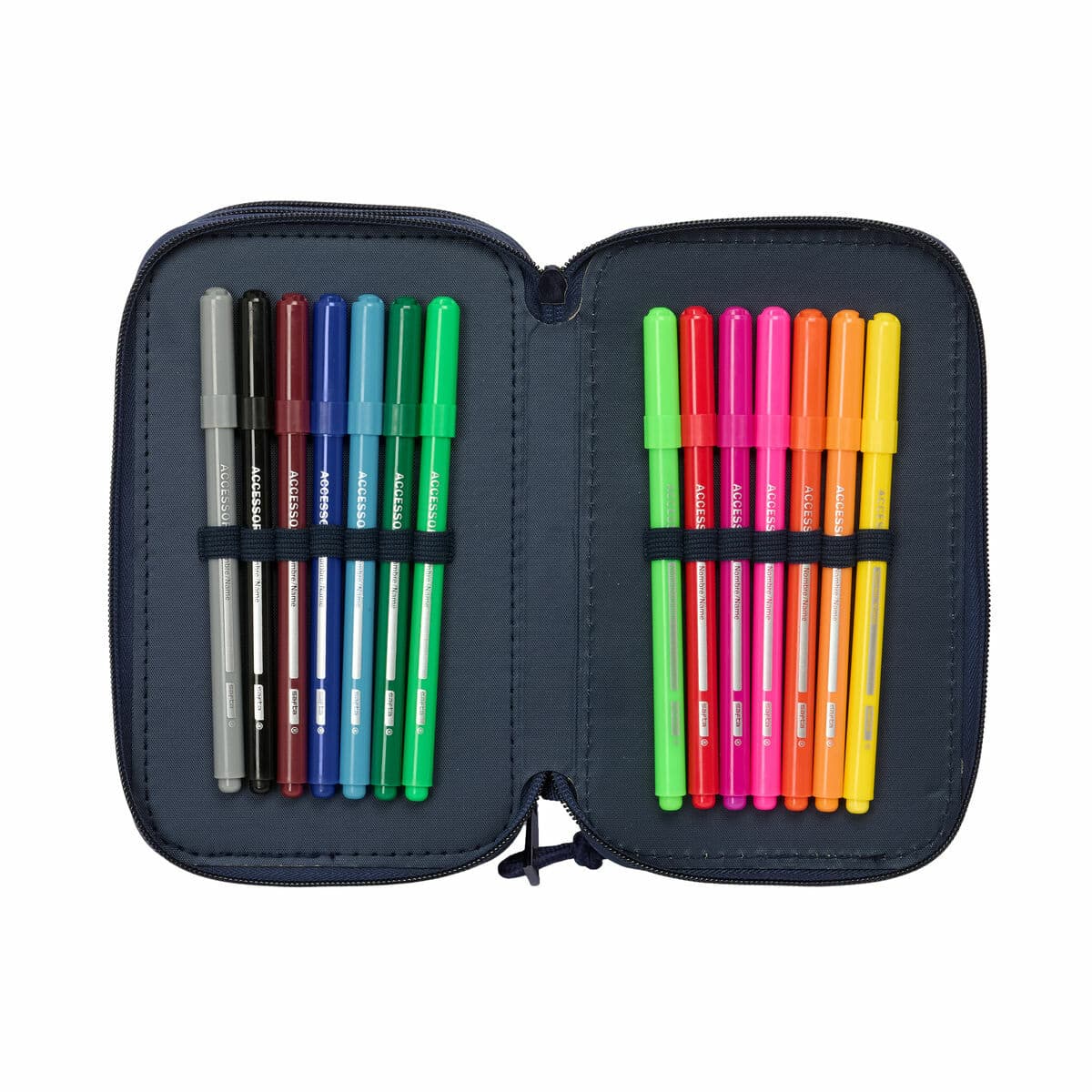 Necessaire Safta New edition Blu Marino 12,5 x 19,5 x 5,5 cm 37 Pezzi