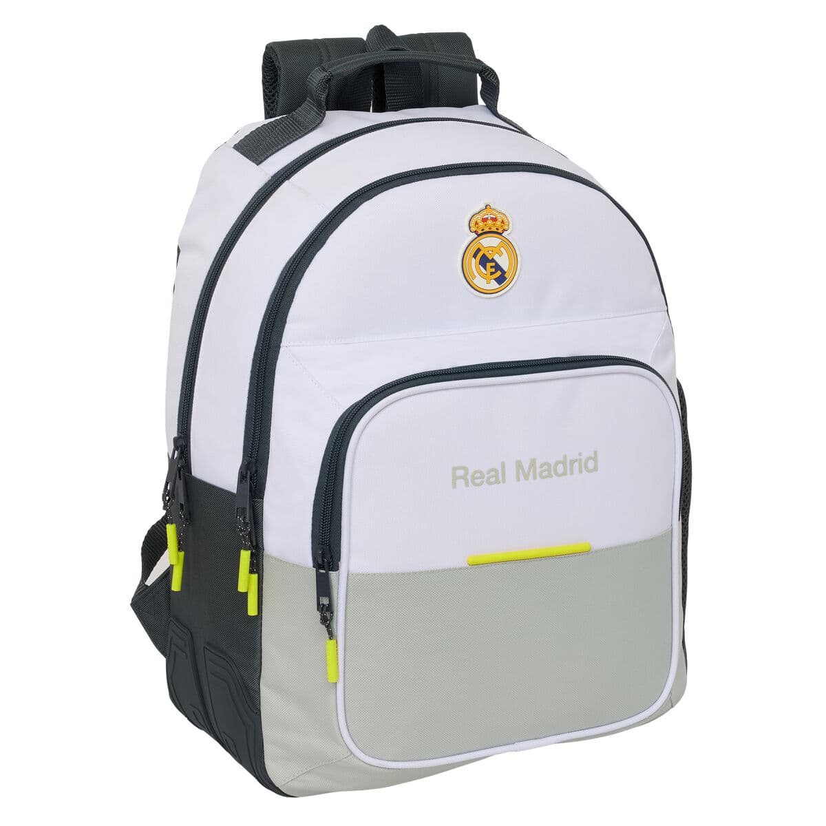 Zaino Scuola Real Madrid C.F. Bianco 32 x 42 x 15 cm