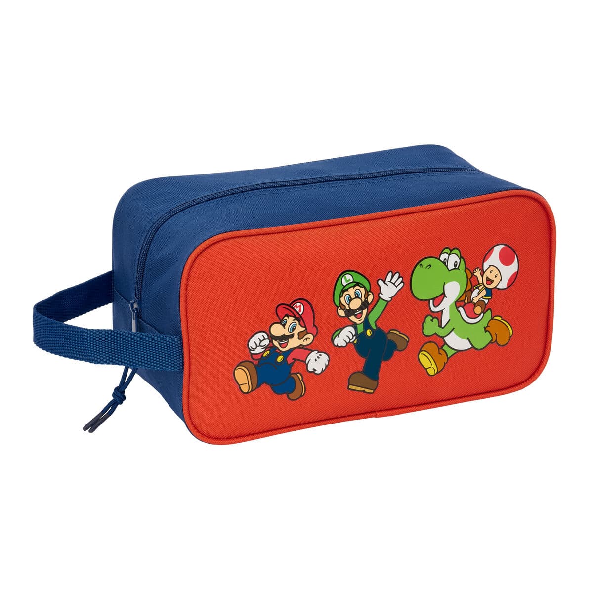 Scarpiera da Viaggio Super Mario Mamma mia Rosso Blu Marino 29 x 15 x 14 cm