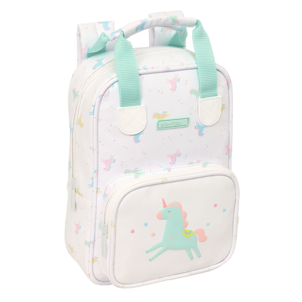 Zaino Scuola Safta Unicornio Beige 20 x 28 x 8 cm