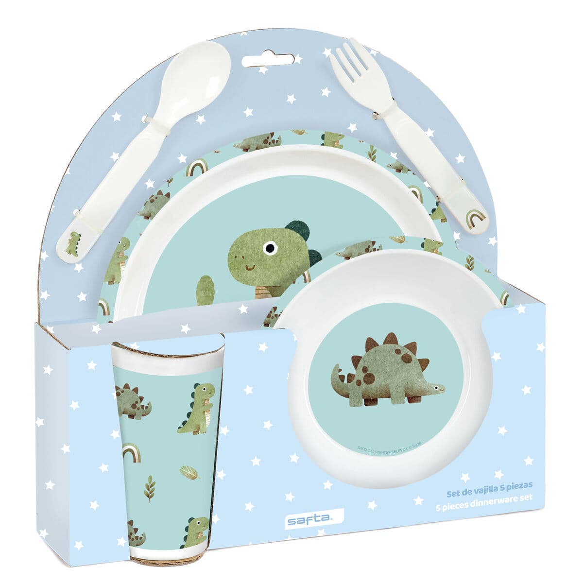 Set di Accessori per Bambini Safta Dinos PVC