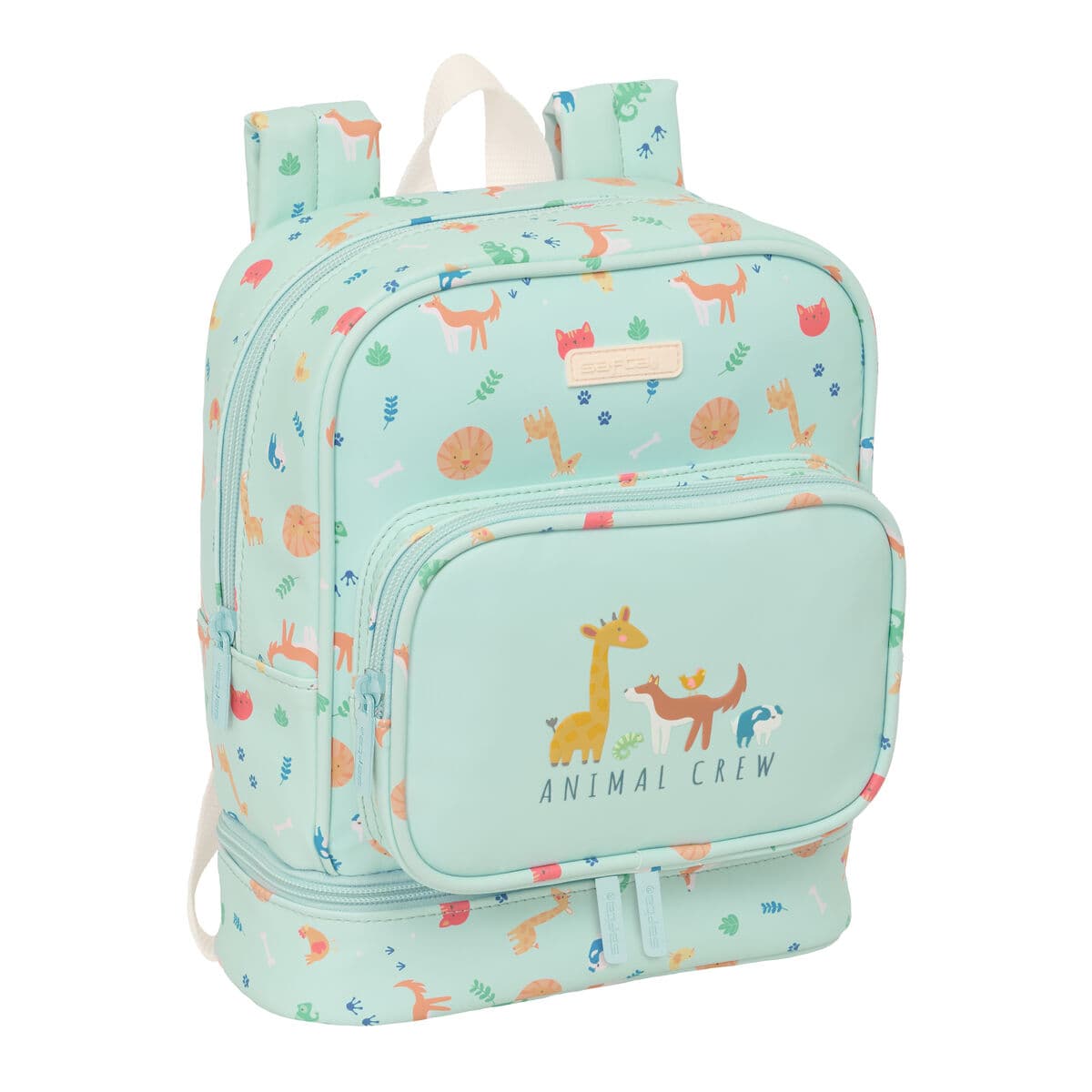 Zaino Scuola Safta Pandi Azzurro Chiaro 22 x 27 x 10 cm