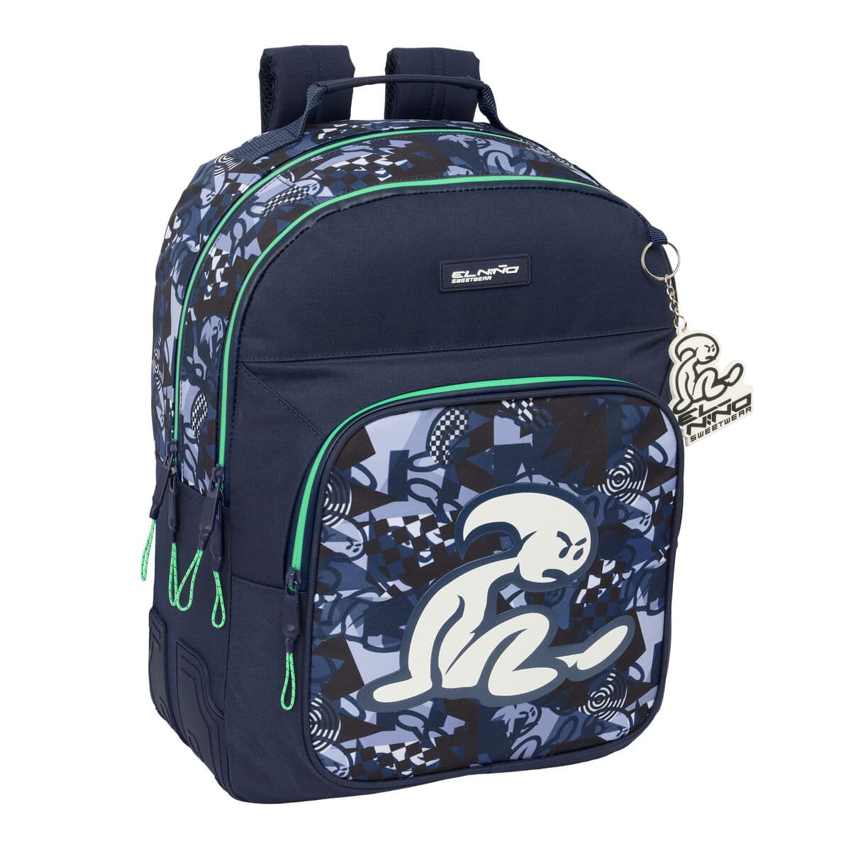 Zaino Scuola El Niño Navy Blu Marino 32 x 42 x 15 cm