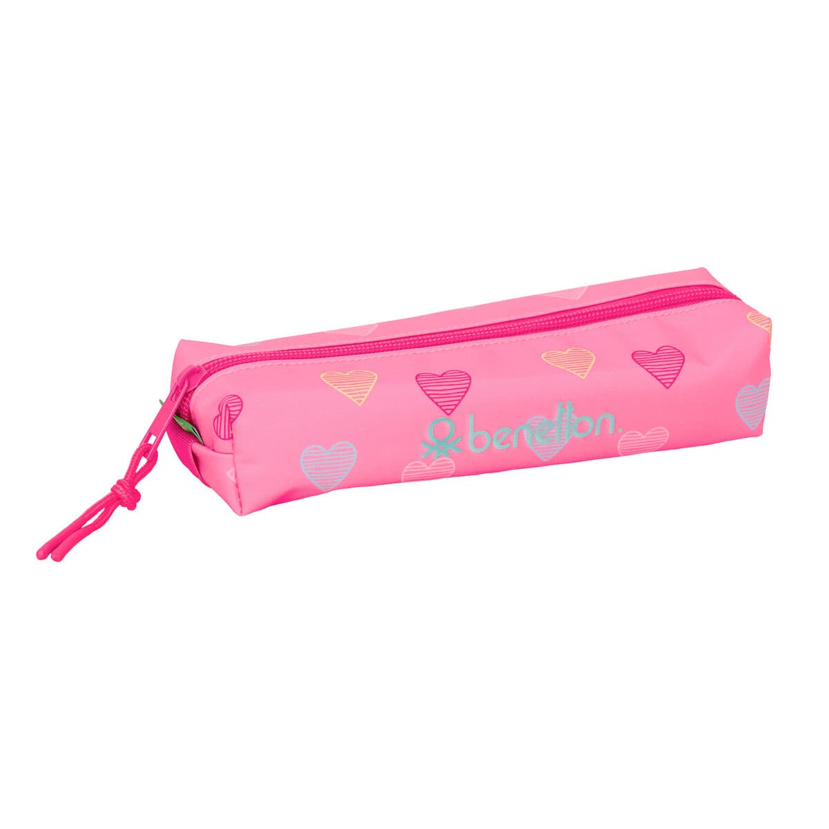 Necessaire Benetton Heart Rosa 22 x 4 x 7 cm