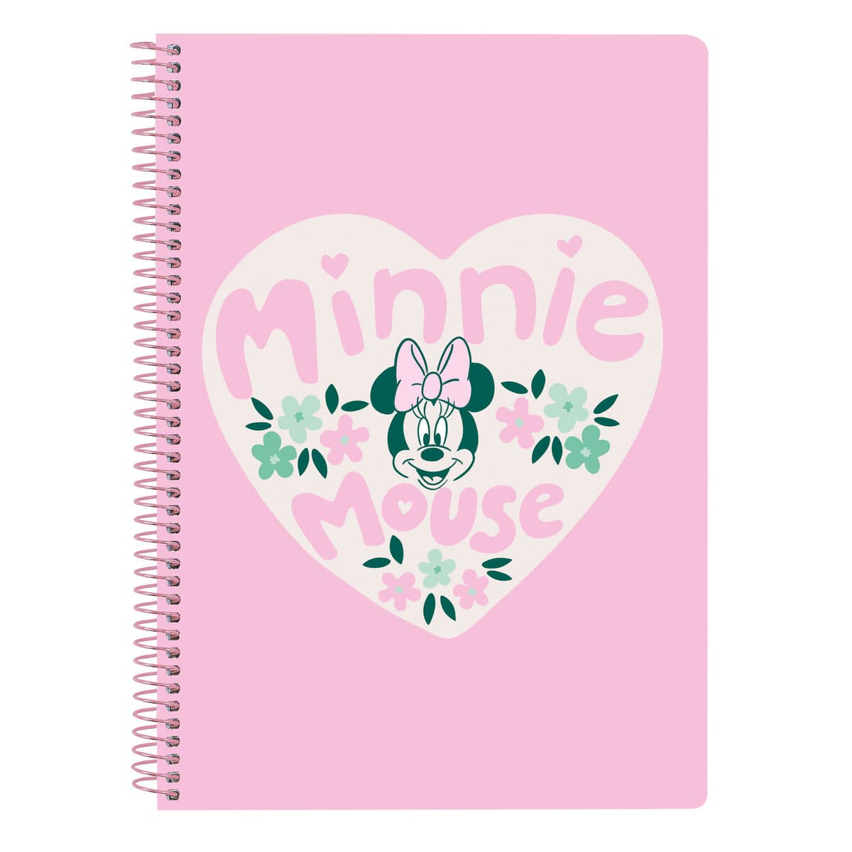 Raccoglitore ad anelli Minnie Mouse Minty Rosa 15.5 x 22 x 1 cm