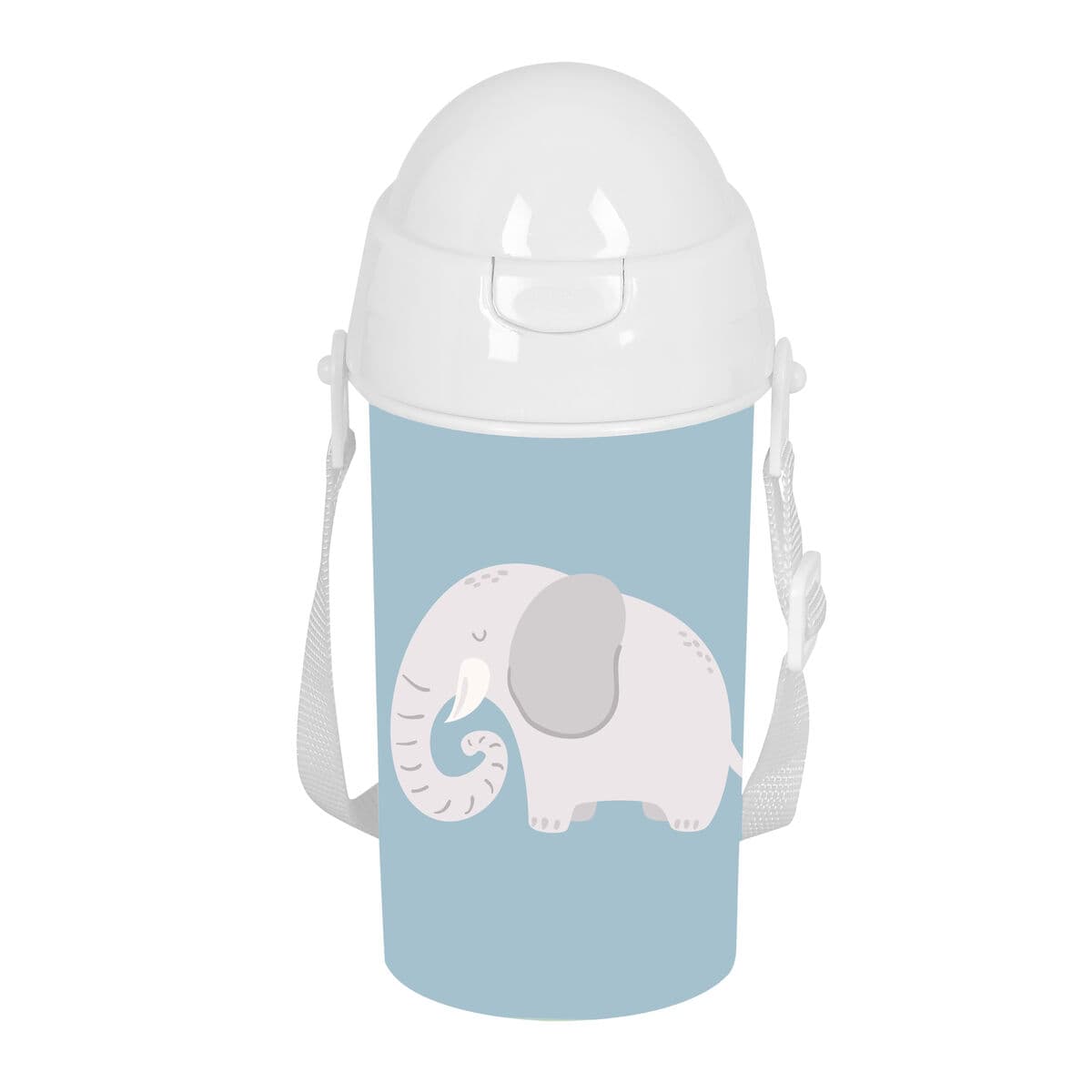 Bottiglia d'acqua Safta Elefante Azzurro PVC 500 ml