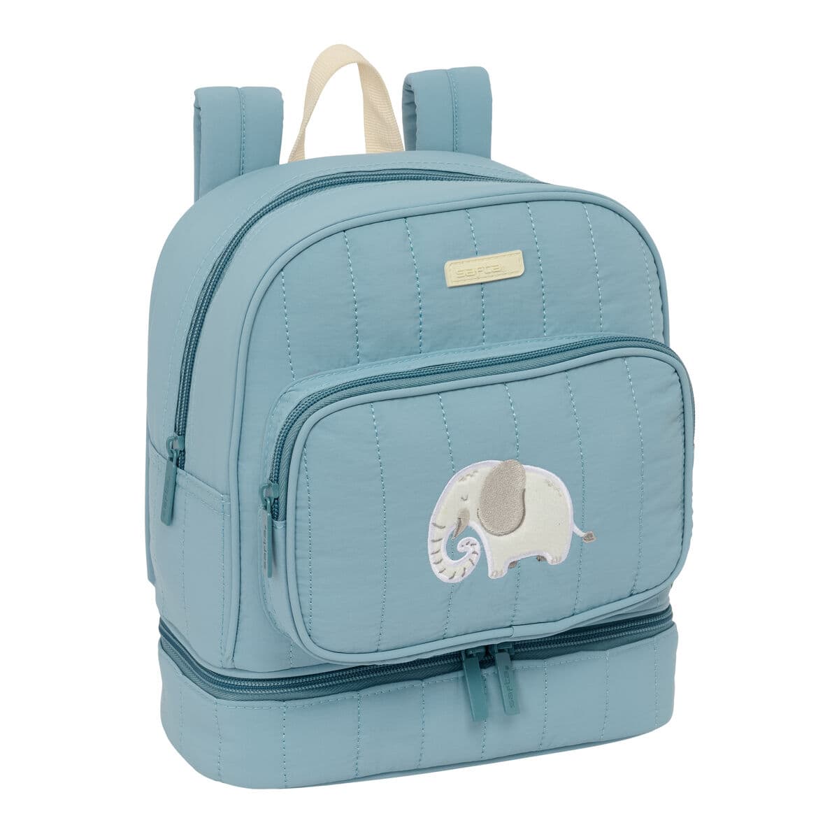 Zaino Scuola Safta Elefante Azzurro 22 x 27 x 10 cm
