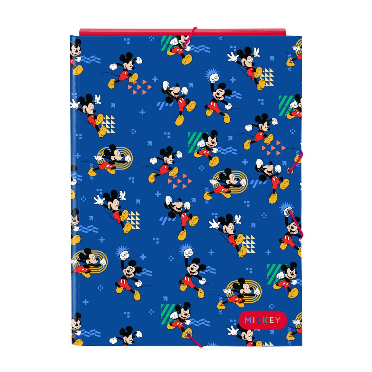 Raccoglitore ad anelli Mickey Mouse Clubhouse Today Azzurro A4 26 x 33.5 x 2.5 cm