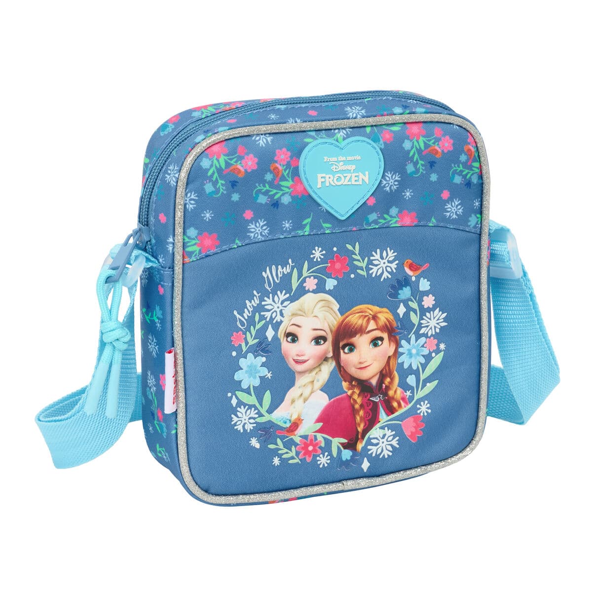 Borsa a Tracolla Frozen Azzurro 16 x 18 x 4 cm
