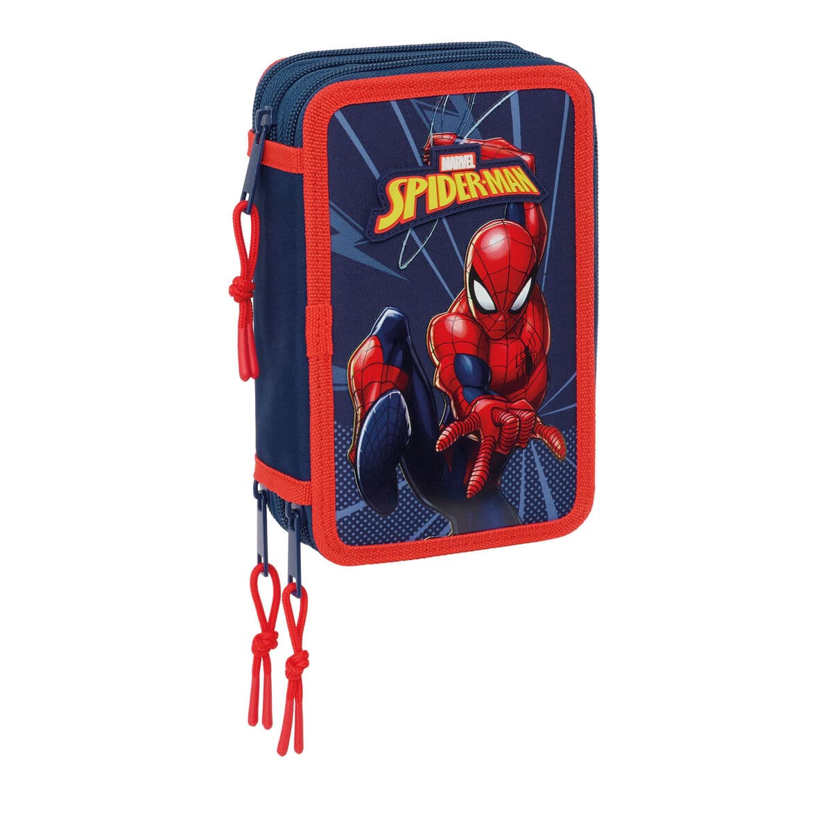 Necessaire Spider-Man Azzurro 12,5 x 19,5 x 5,5 cm 37 Pezzi