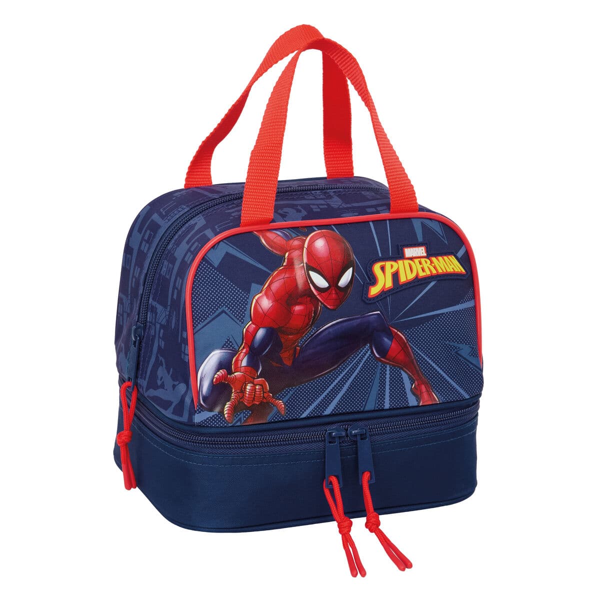 Portamerenda Termico Spider-Man Azzurro 20 x 20 x 15 cm