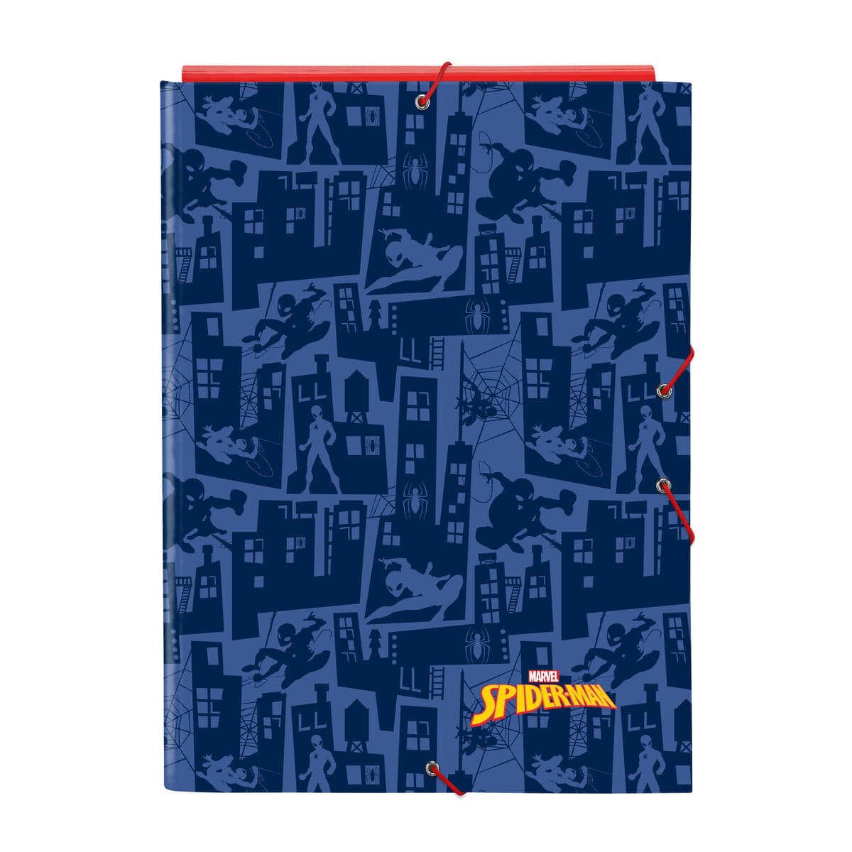 Raccoglitore ad anelli Spider-Man Azzurro A4 26 x 33.5 x 2.5 cm