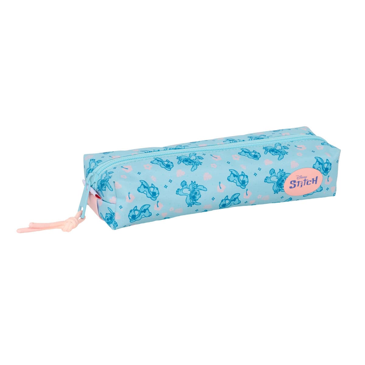 Necessaire Lilo & Stitch Ohana Azzurro Chiaro Rosa chiaro 22 x 4 x 7 cm