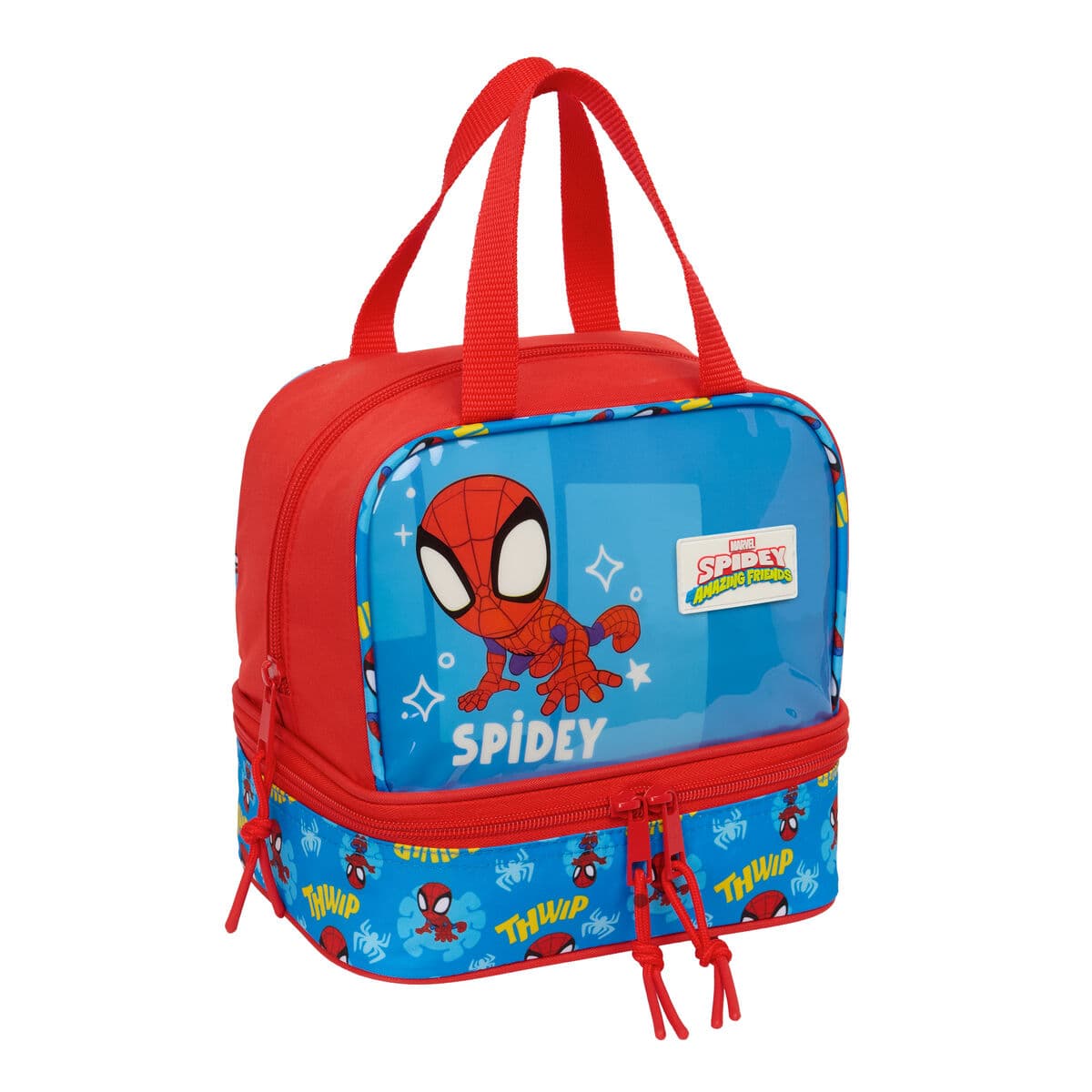 Portamerenda Spider-Man Azzurro Rosso 20 x 20 x 15 cm