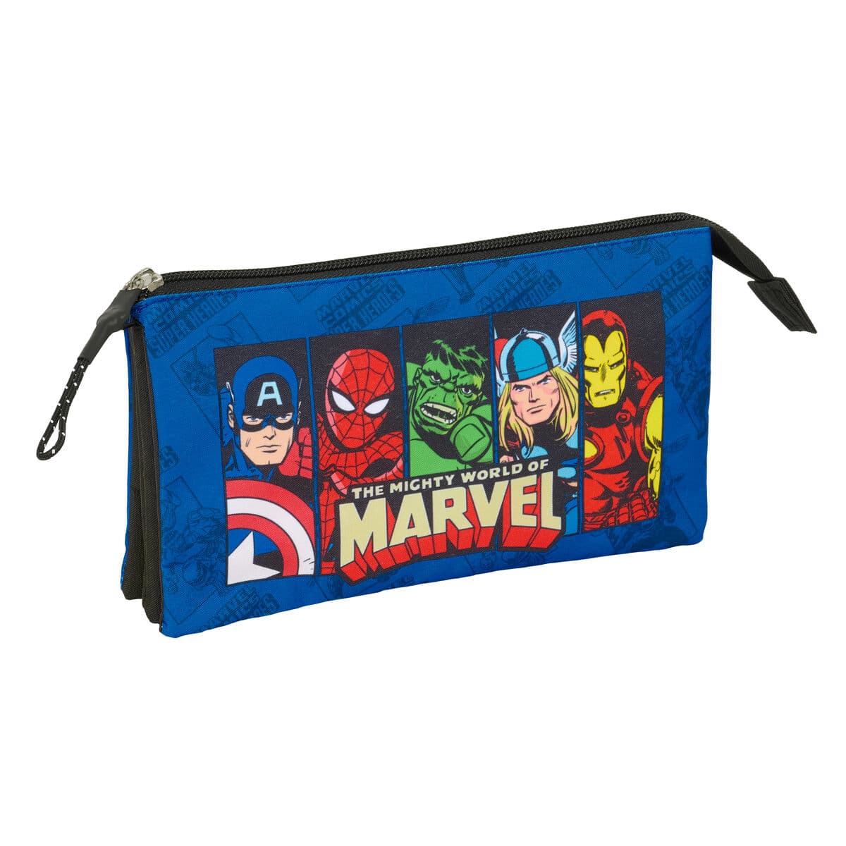 Necessaire The Avengers Azzurro Nero 22 x 12 x 3 cm