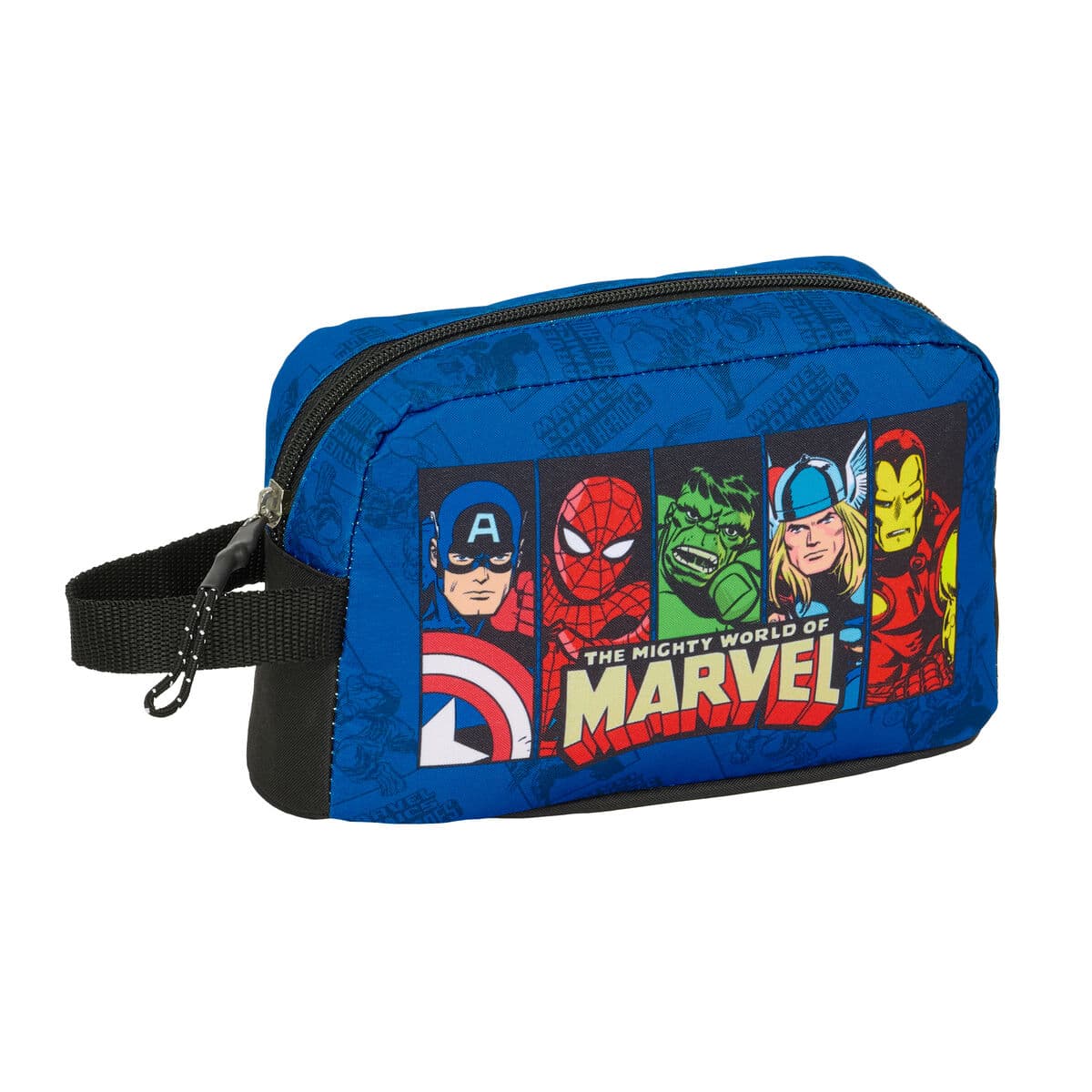 Portamerenda Termico The Avengers Azzurro Nero 21,5 x 12 x 6,5 cm