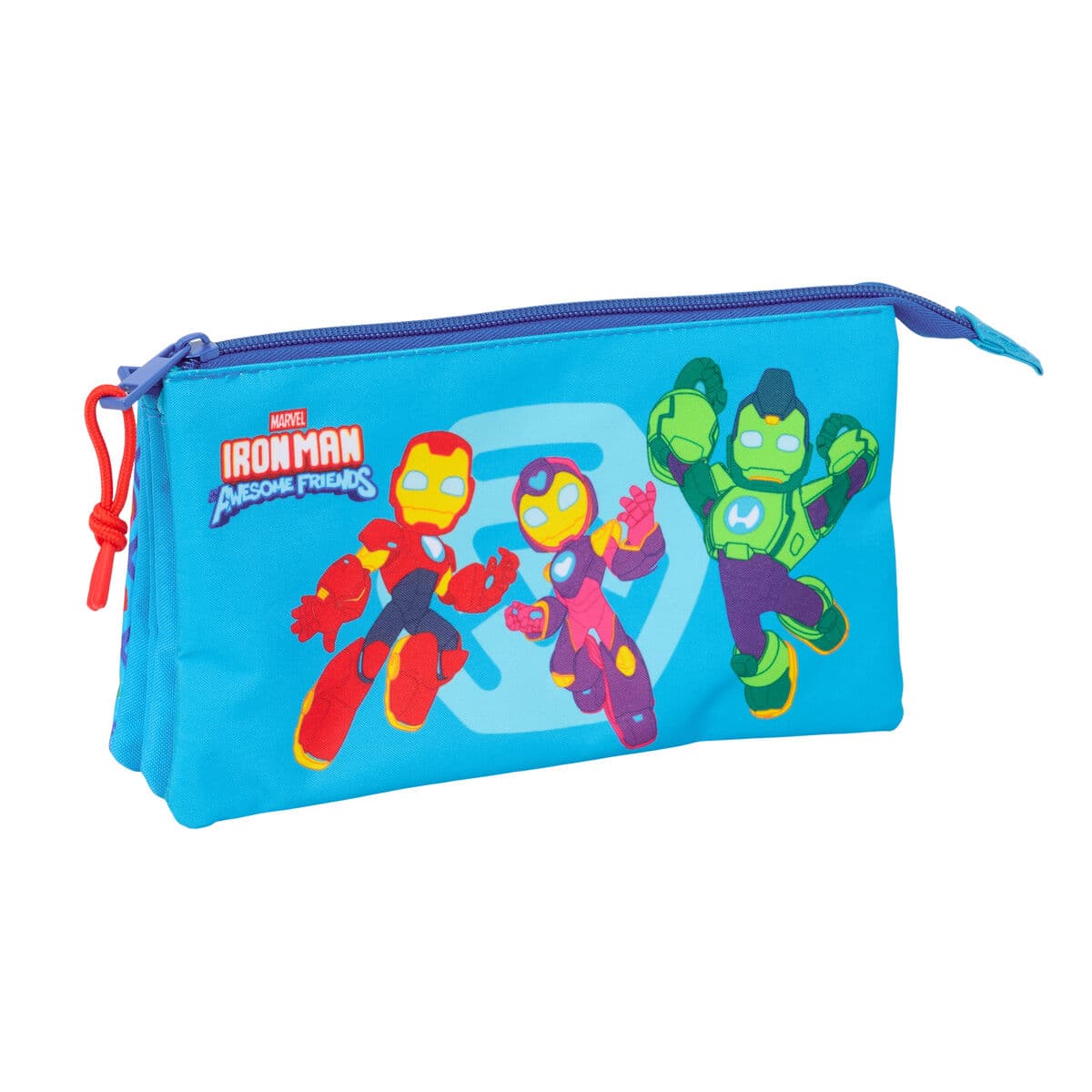 Necessaire Iron Man Multicolore 22 x 12 x 3 cm