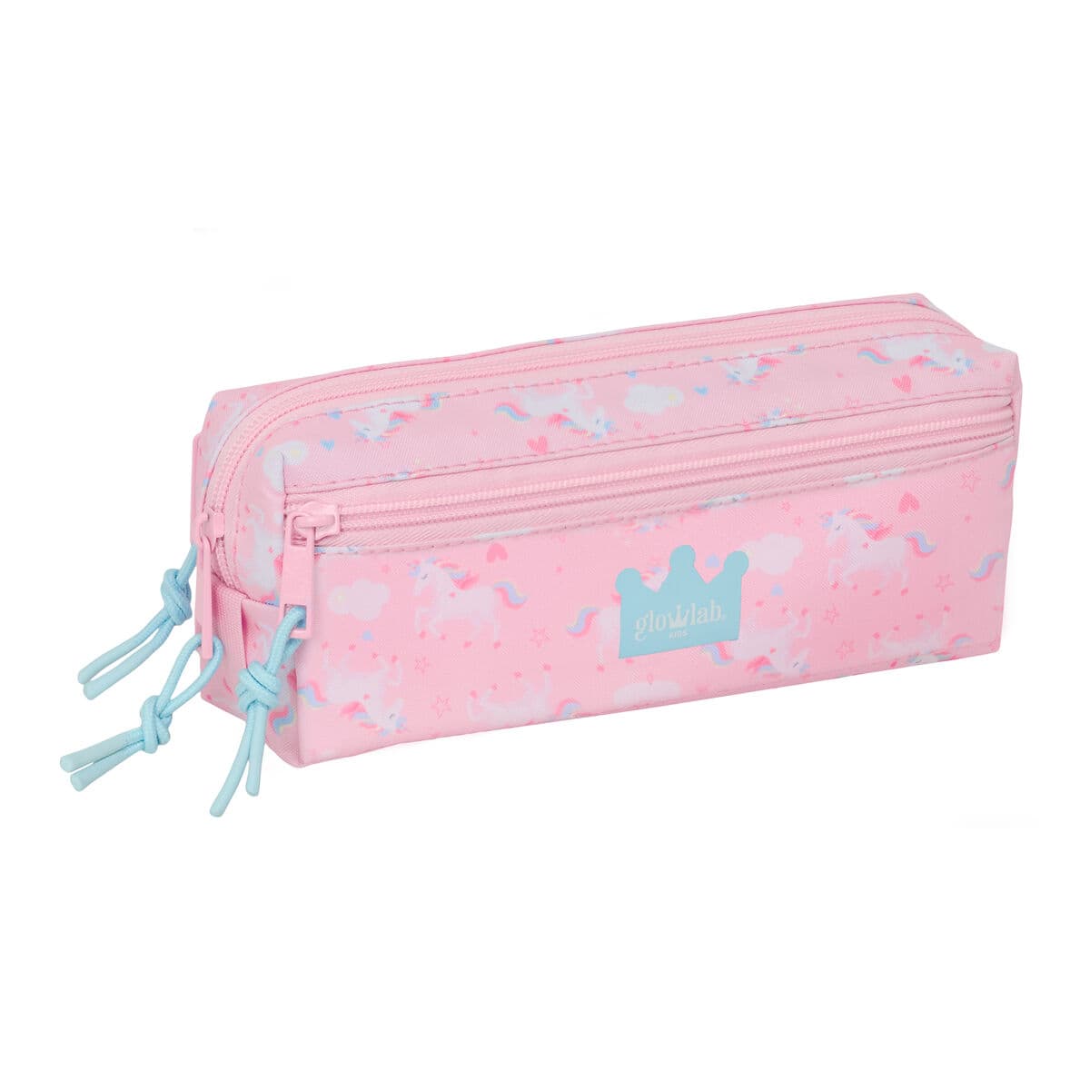 Necessaire Glow Lab Rosa 22 x 8,5 x 6 cm