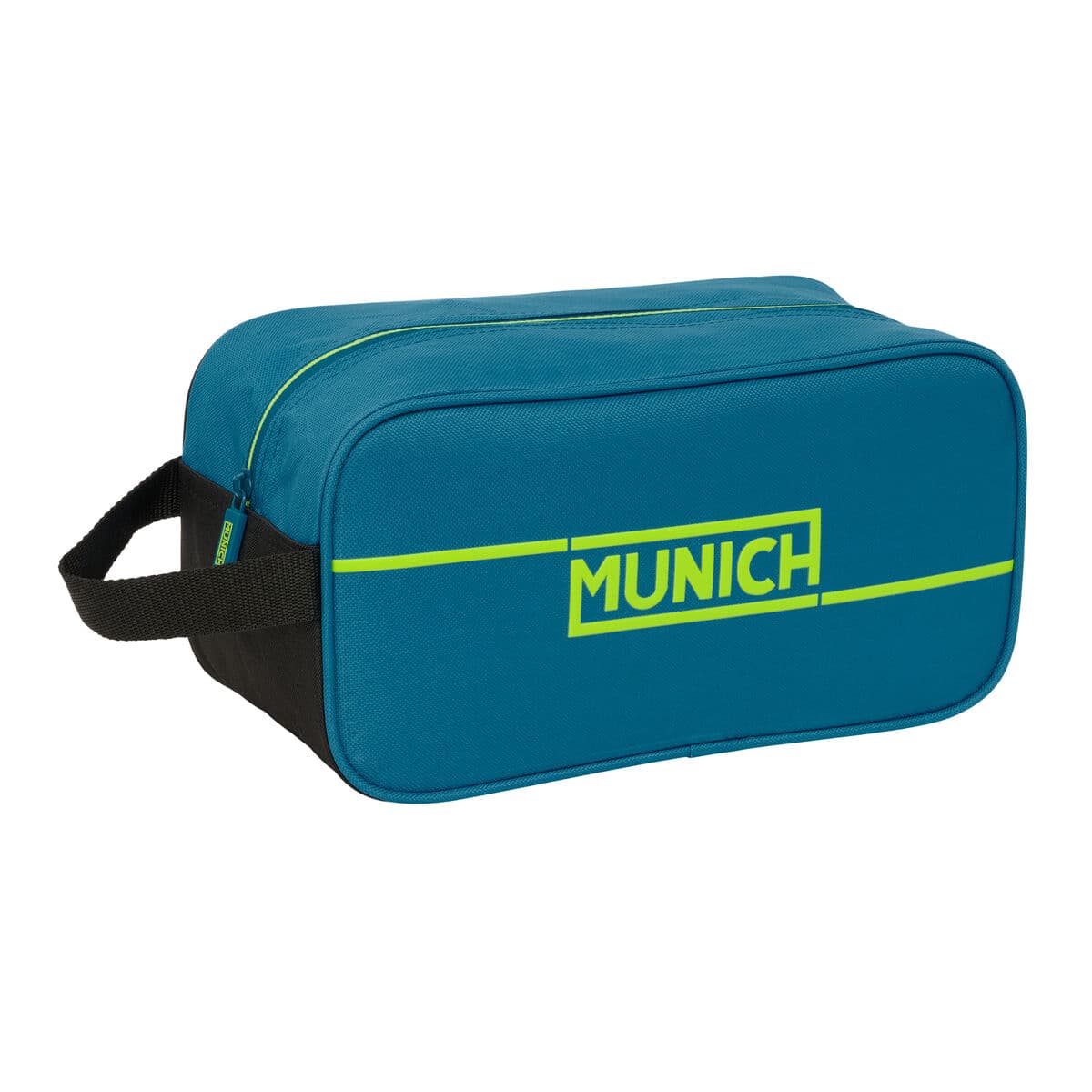 Scarpiera da Viaggio Munich Land Nero Verde 29 x 15 x 14 cm