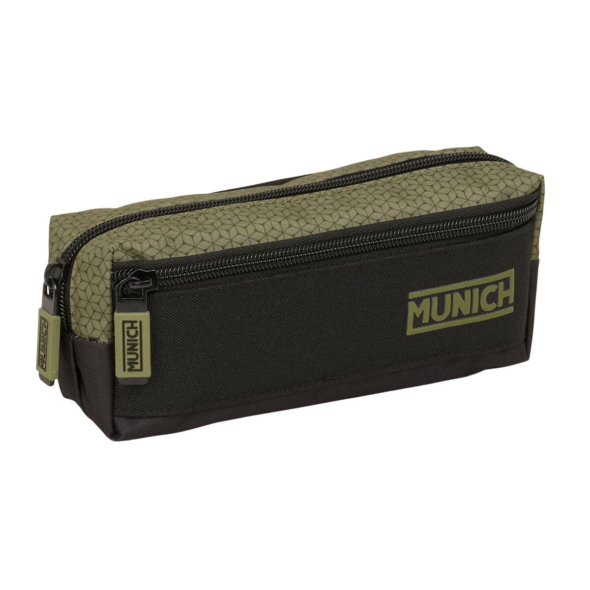 Necessaire Munich West Nero Verde 22 x 8,5 x 6 cm