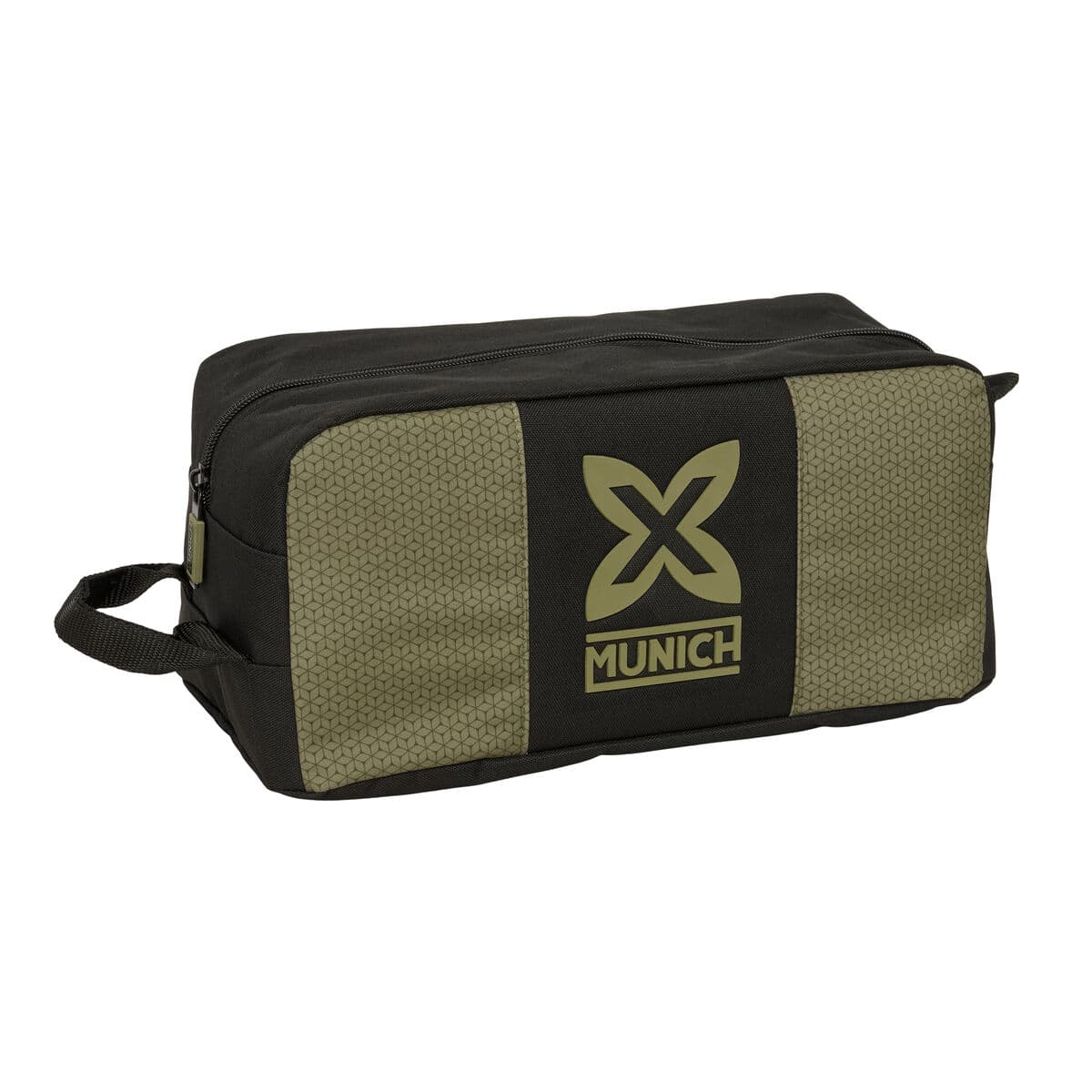 Scarpiera da Viaggio Munich West Nero Verde 34 x 15 x 18 cm