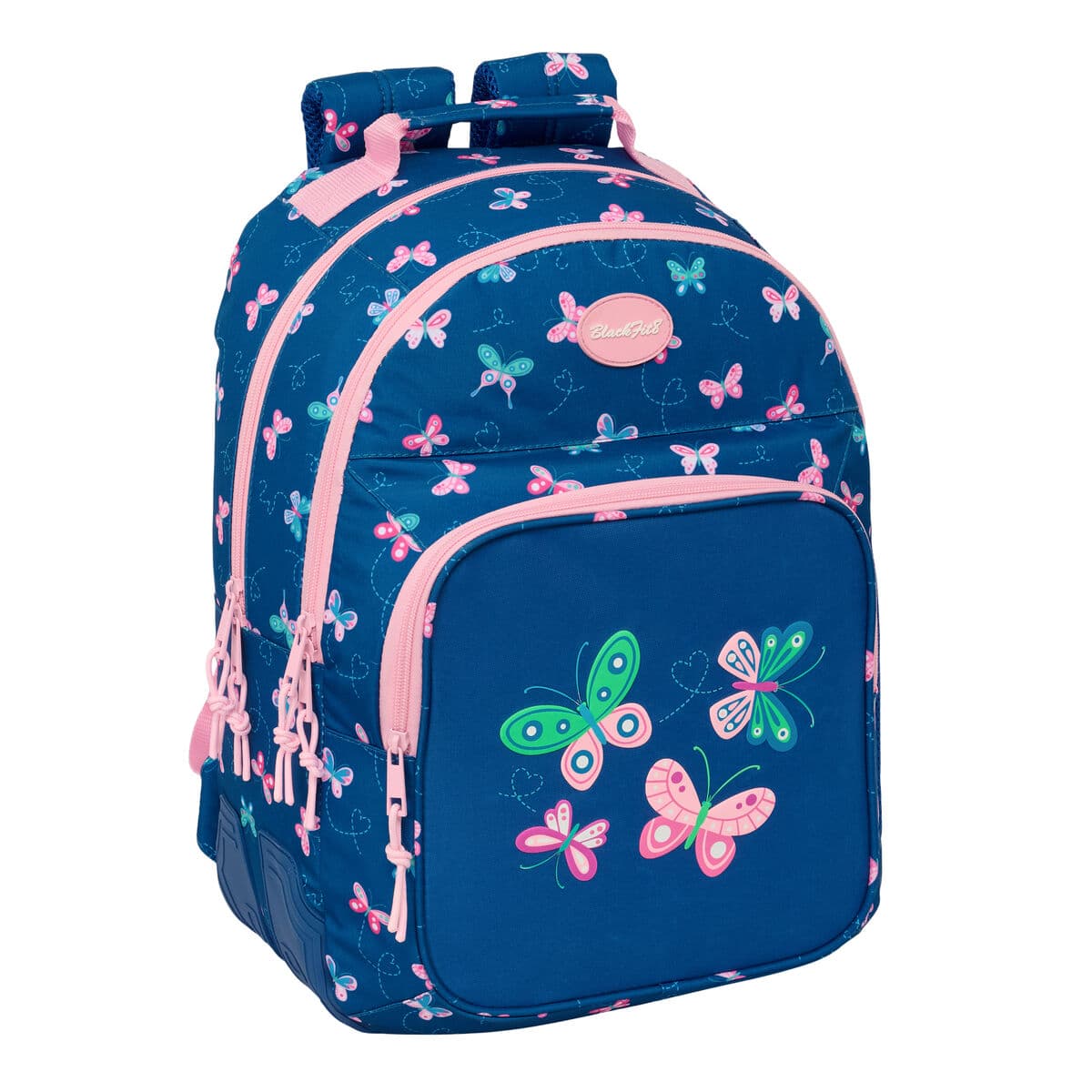 Zaino Scuola BlackFit8 Mariposas Multicolore 32 x 42 x 15 cm