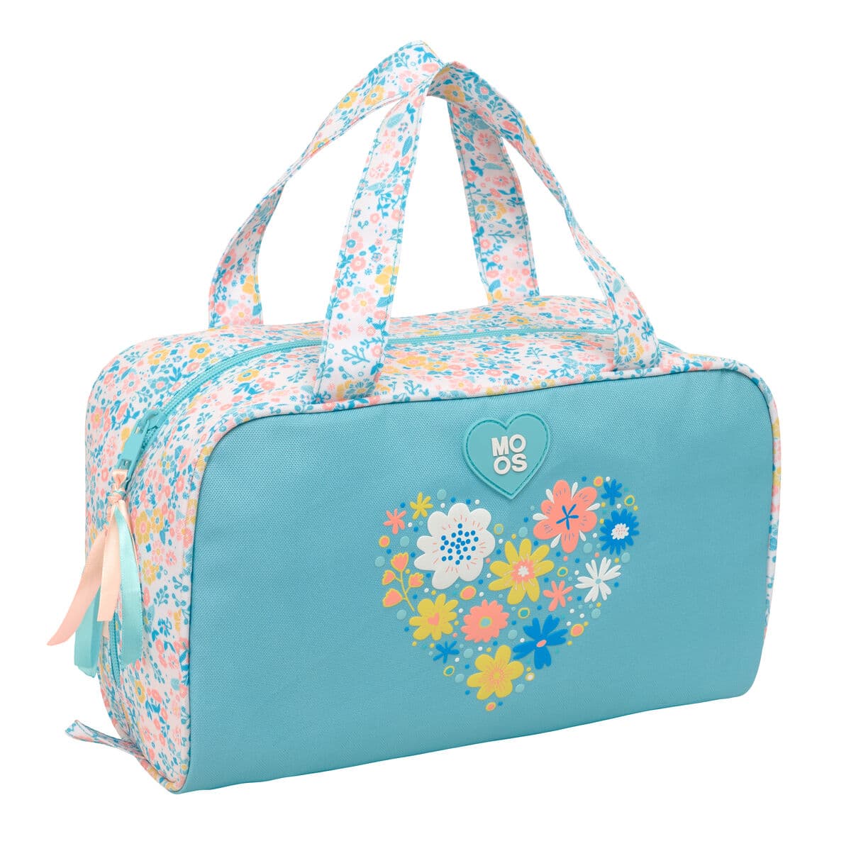 Necessaire da Viaggio Moos Fiori Multicolore 31 x 14 x 19 cm