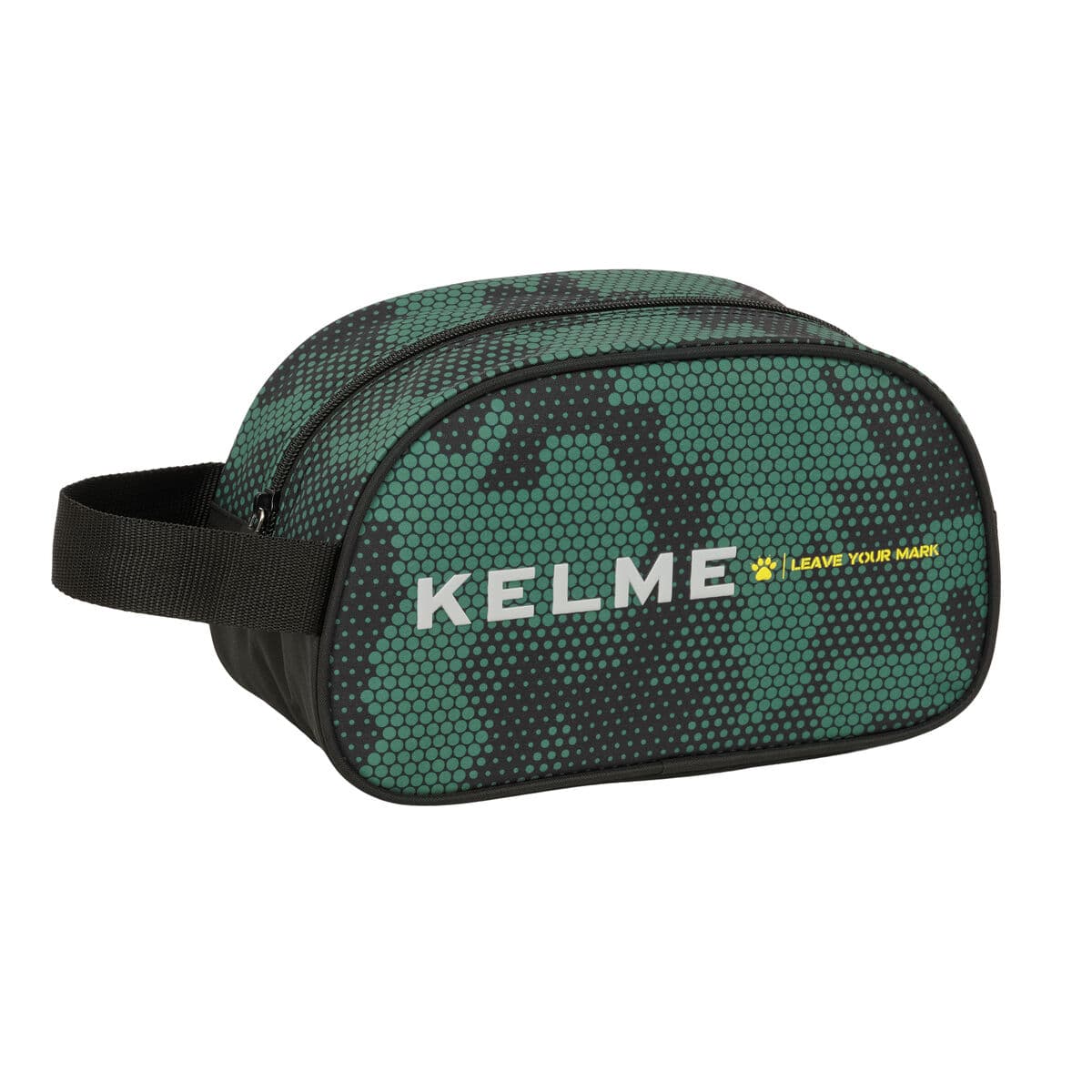 Necessaire da Viaggio Kelme Camo Nero Verde 26 x 15 x 12 cm