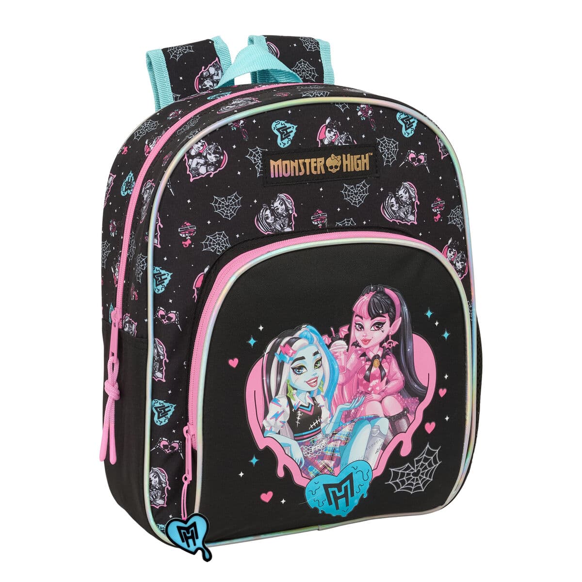 Zaino Scuola Monster High Nero 28 x 34 x 10 cm