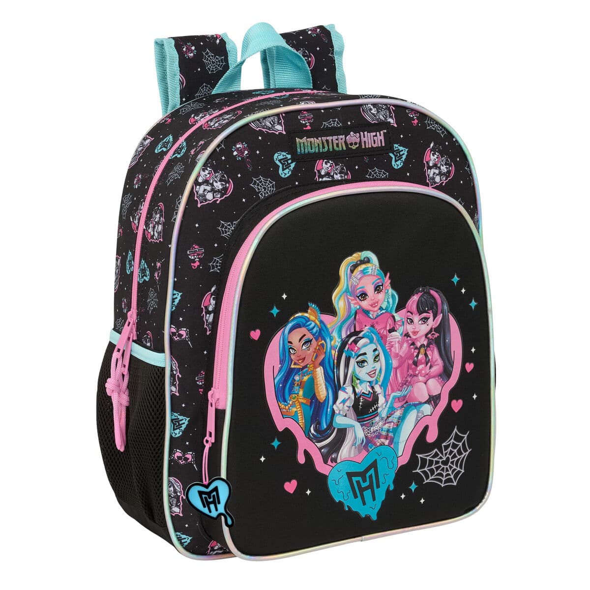 Zaino Scuola Monster High Nero 32 x 38 x 12 cm