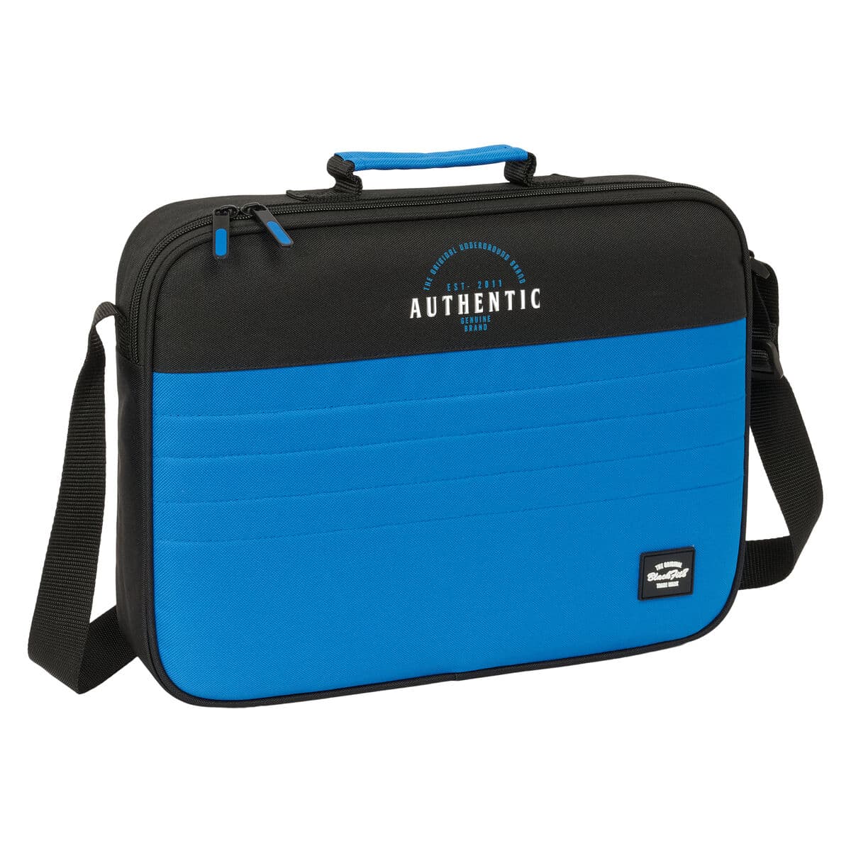 Zaino Scuola BlackFit8 Underground Azzurro Nero 38 x 28 x 6 cm