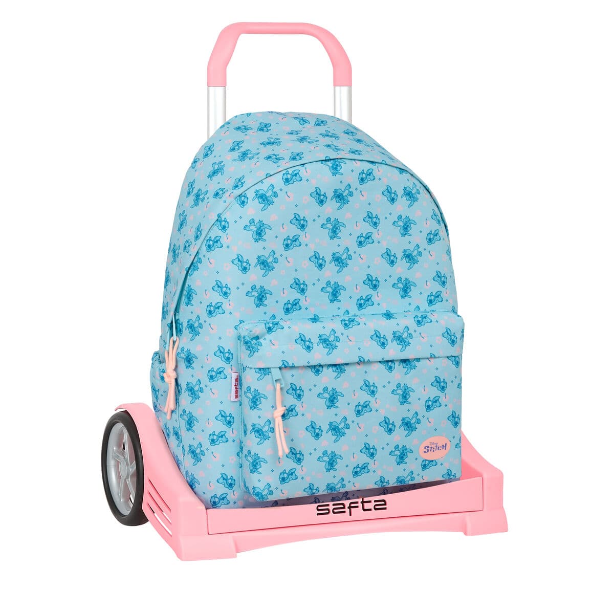 Zaino Scuola Lilo & Stitch Ohana Azzurro
