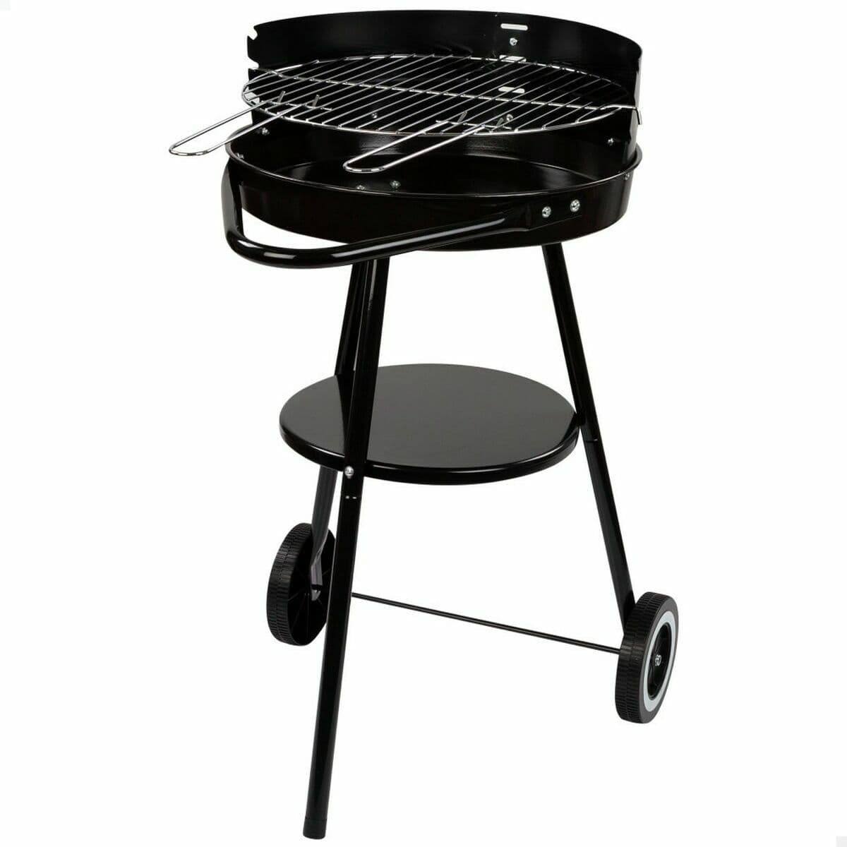Barbecue a Carboni con Ruote Aktive Nero (Ricondizionati B)