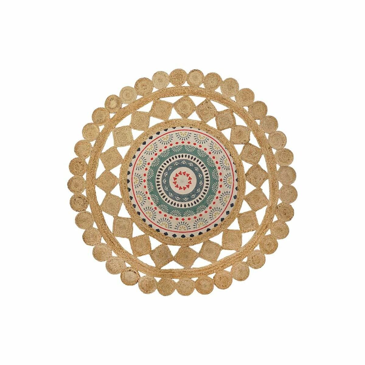 Tappeto DKD Home Decor Marrone Multicolore (150 x 150 x 0,75 cm)