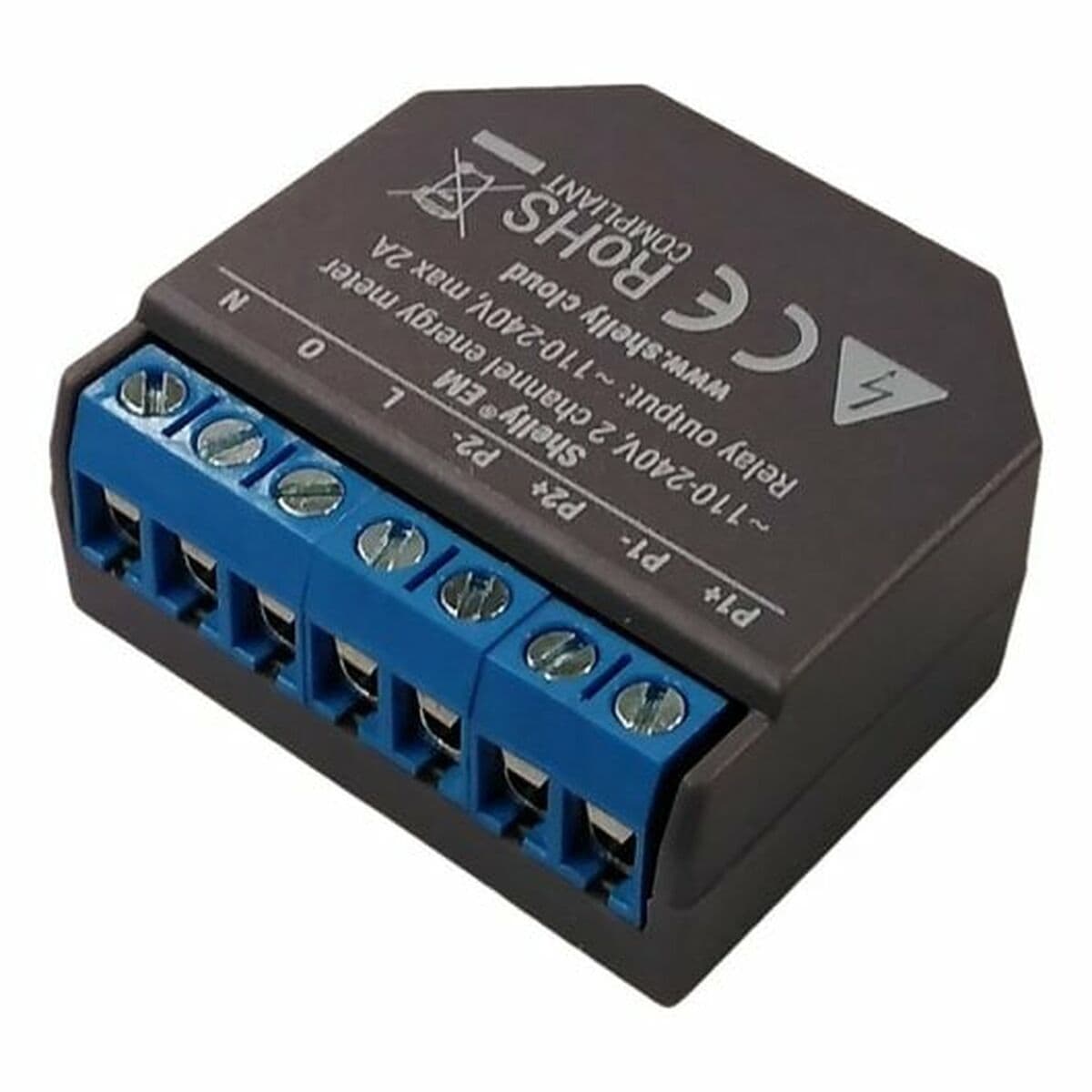 Modulo interruttore Wi-Fi Shelly SHELLY EM + 50A CLAMP