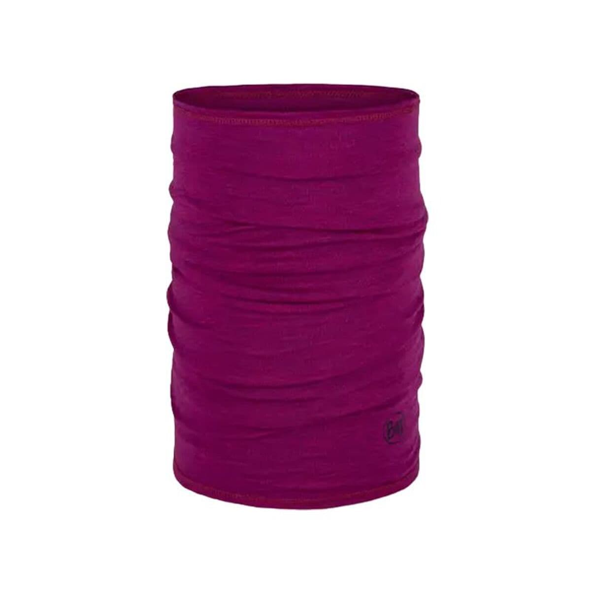 Scaldacollo Buff Merino Lightweight Solid Magenta Marrone