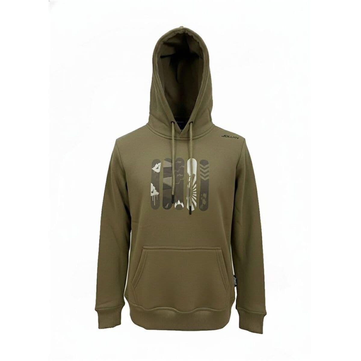 Felpa con Cappuccio Uomo Joluvi Cotton Snowboard Verde militare