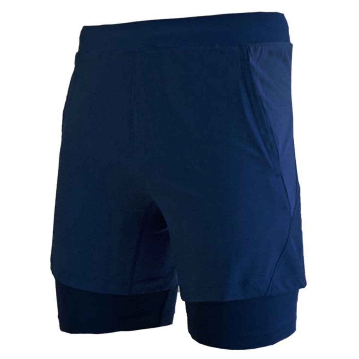 Pantaloni Corti Sportivi da Uomo Joluvi Best Duo Blu Marino