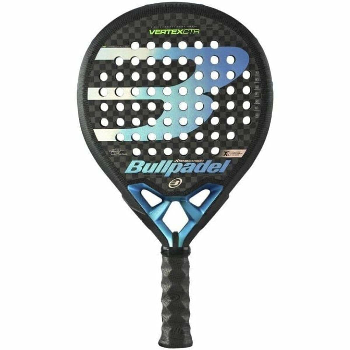 Racchetta da Padel Bullpadel Vertex 02 Control Proline 2020 Fede Chingotto Argentato Fibra di carbonio