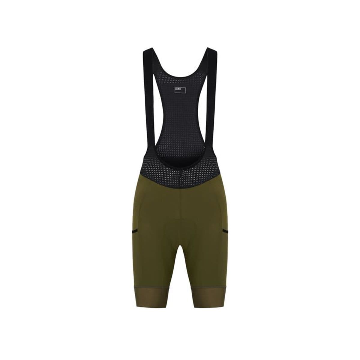 Culotte Hiru Adv Cargo Bibshort Oliva Ciclismo