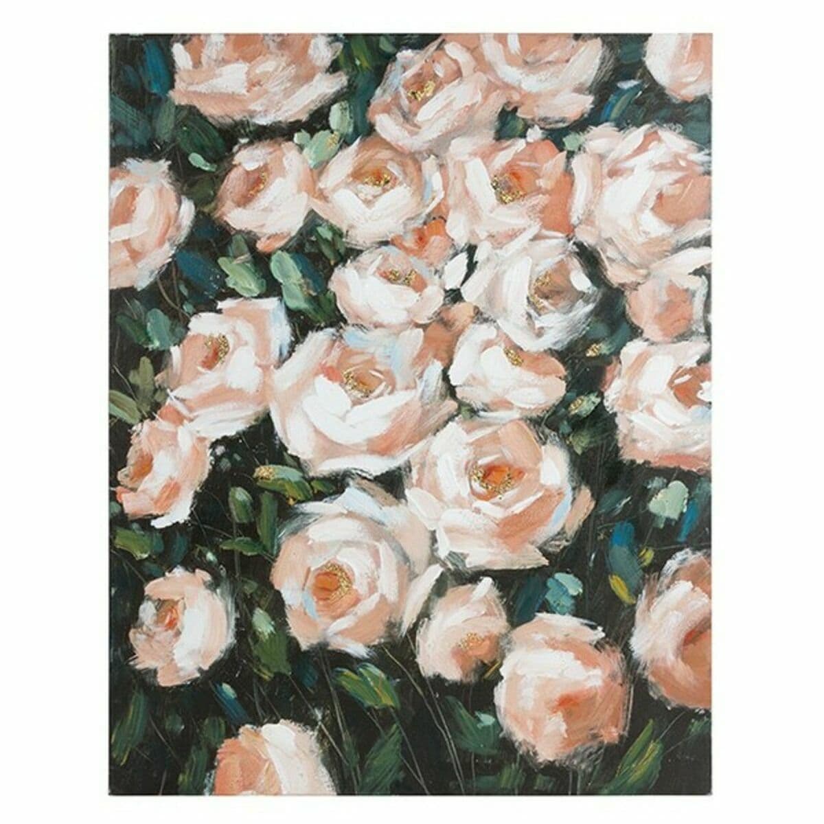 Quadro a Olio Roses Legno di pino