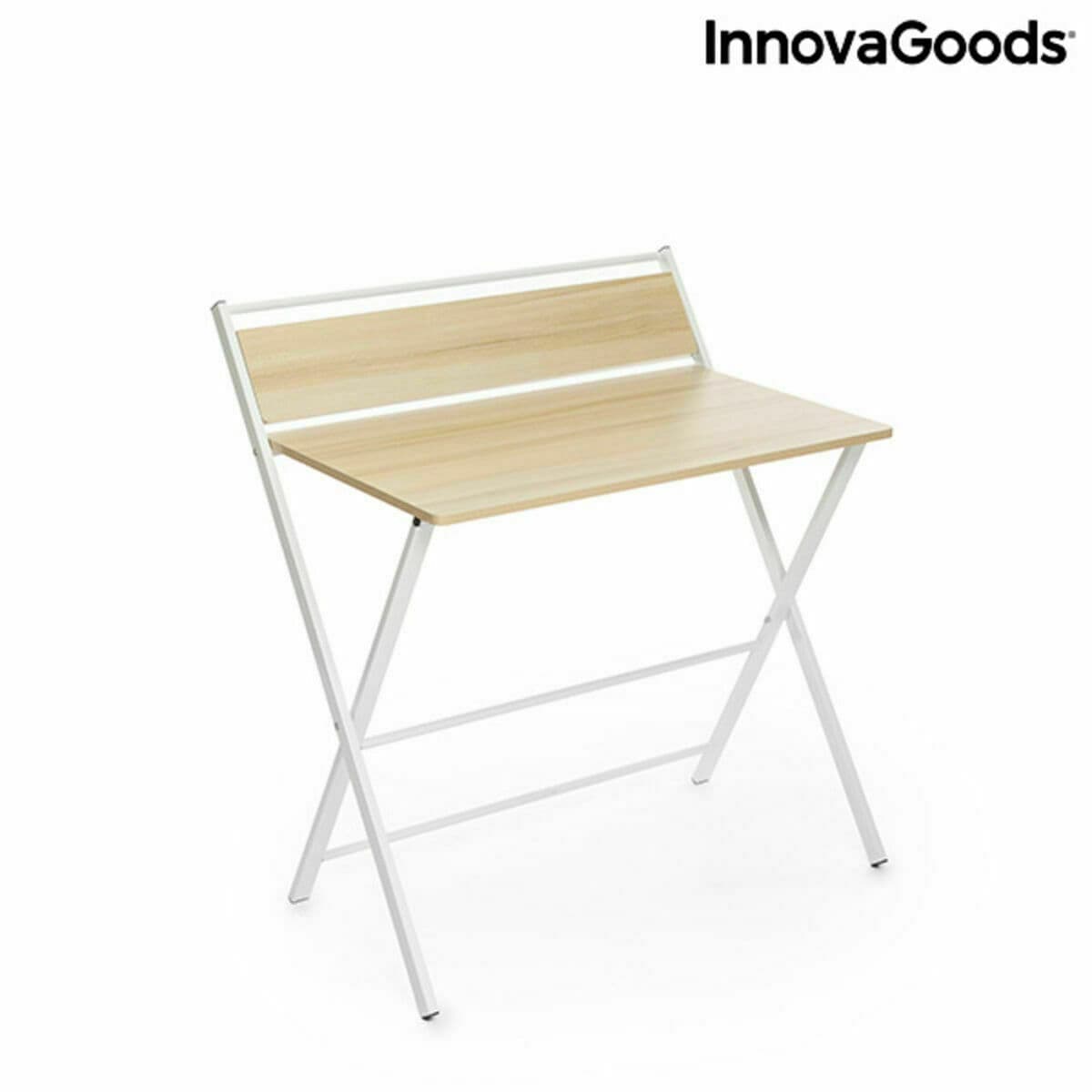 Scrivania Pieghevole con Ripiano InnovaGoods Tablezy Multicolore Legno (Ricondizionati A)
