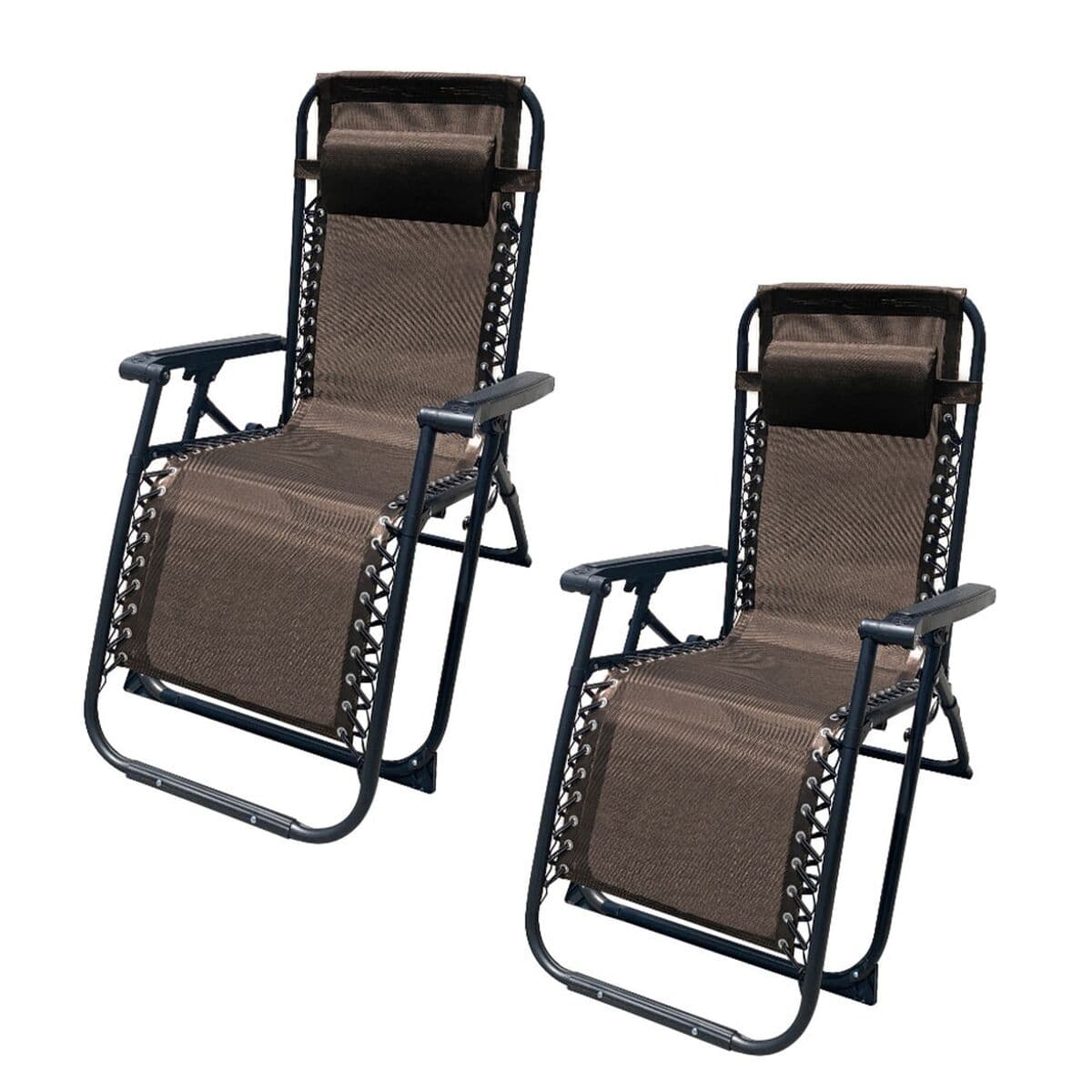 Sedia Pieghevole Marbueno Marrone 90 x 108 x 66 cm