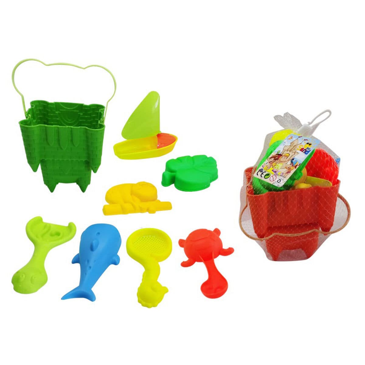 Set di giocattoli per il mare Marbueno Rosso