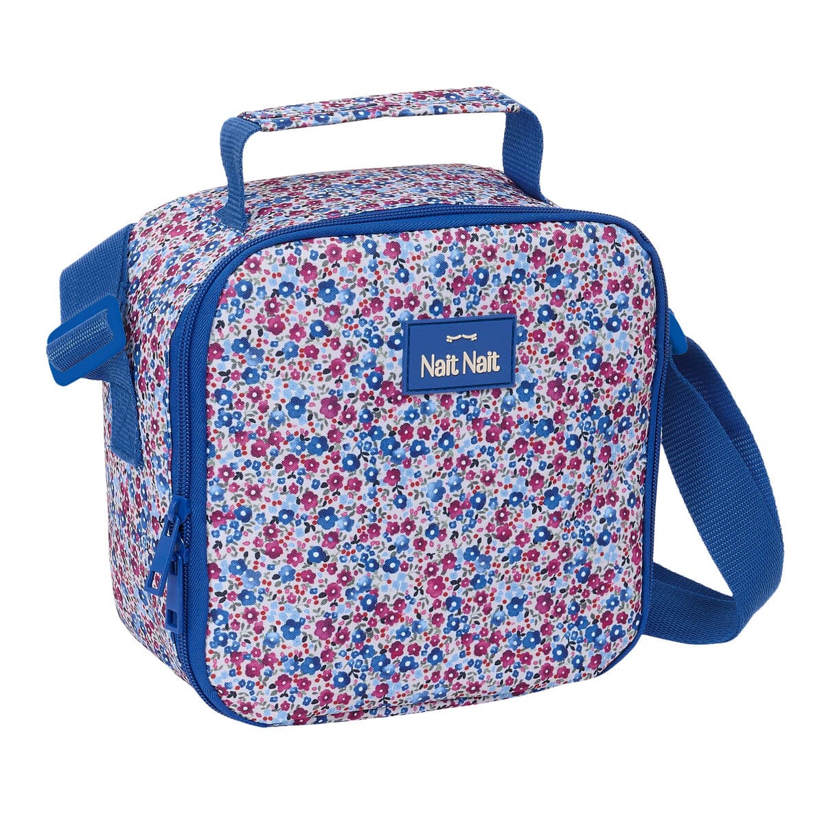 Portamerenda Termico Nait Nait Flores coimbra azul Azzurro 20 x 20 x 15 cm