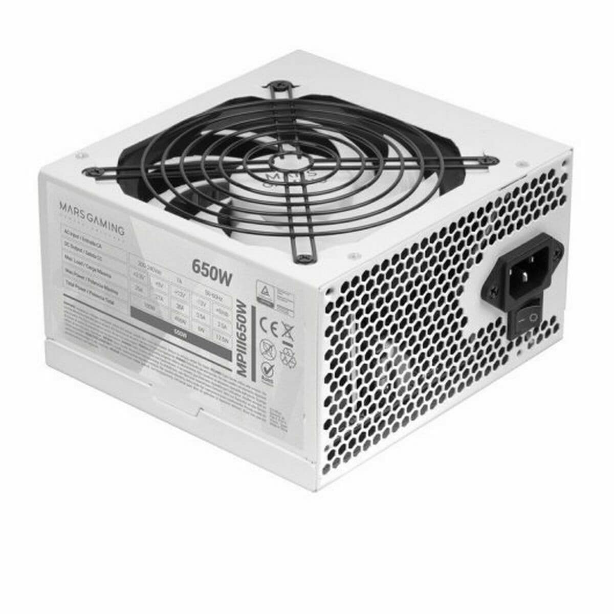 Fonte di Alimentazione Mars Gaming MPIII650W 650 W 6 W