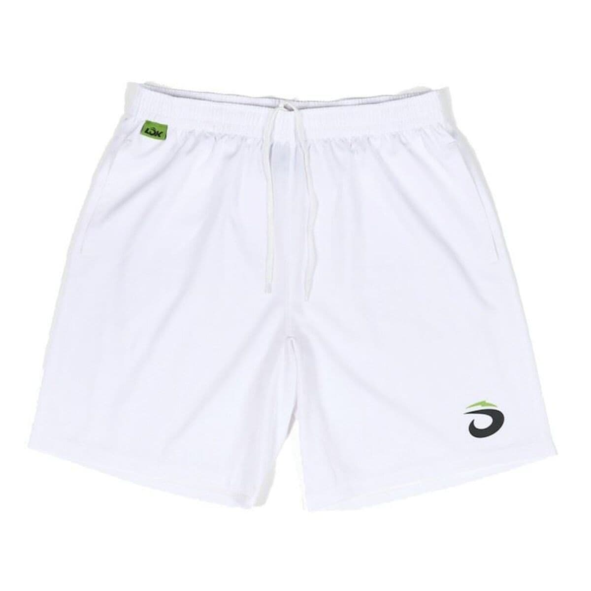 Pantaloni Corti Sportivi da Uomo Lok Sports Lok Match Bianco